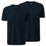 s.Oliver V-Shirt, aus reiner Baumwolle, Gr. XXXL, blue, , 70610309-XXXL