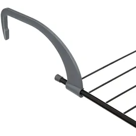 5five simply smart Heizkörper-Wäschetrockner, ausziehbar, schwarz-weiß - Schwarz/Weiß