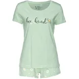 vivance dreams by lascana Shorty Pyjama jade-gemustert 40/42