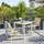 Hesperide Gartentisch 2-Sitzer 2 x 70 x 75 cm Beige/Grau