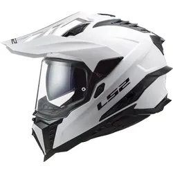 LS2 Endurohelm MX701 Explorer Solid 3XL Weiß