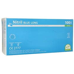 Medi-Inn® 100 "Medi-Inn®" Handschuhe Nitril puderfrei "Long" blau Größe L
