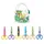 Fiskars KidzorsTM Kinder-Dekorscheren inkl. Tasche, 13 cm, Rechts- und Linkshänder, ab 4 Jahren, 6er Set