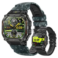 Smartwatch Damen Herren, Smartwatch mit Telefonfunktion, 1,75" HD Fitness Tracker Uhr, IP68 Wasserdicht Pulsmesser Schrittzähler Aktivitätstracker - Schwarz