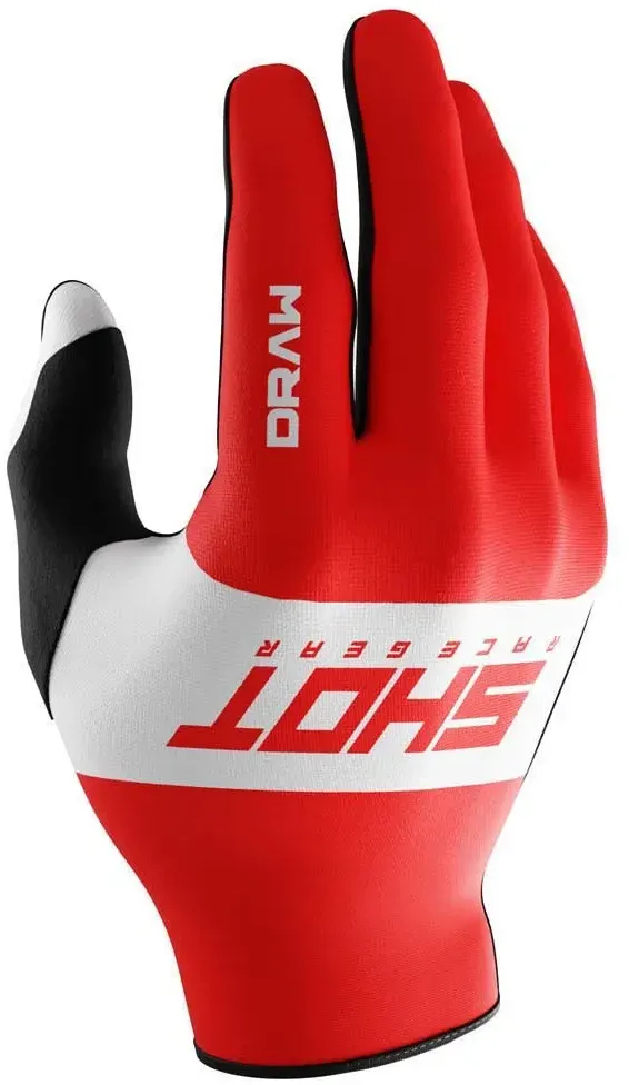 Shot Draw Sky Offroad-handschuhe - Red - 12-13 Jahre