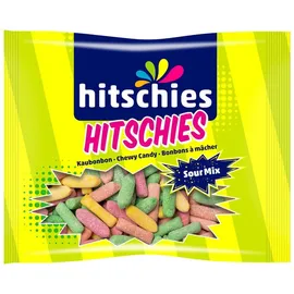 Hitschies Sour Mix Kaubonbons mit prickelndem Fruchtgeschmack 200g