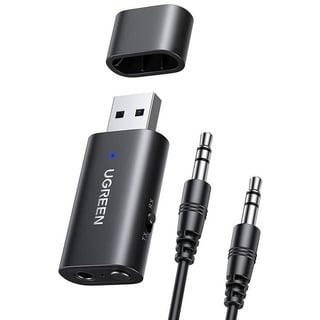 UGREEN Bluetooth 5.1 Adapter 2 in 1 Bluetooth Transmitter Empfänger Klinke Bluetooth Sender für TV, Kopfhörer und Stereoanlage