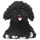 DEPESCHE TOPModel Hund 16 cm Schwarz