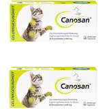 Boehringer Ingelheim Canosan Kautabletten für Katzen | Doppelpack | 2 x 30 Kautabletten à 600 mg | Ergänzungsfuttermittel für Katzen mit Gelenkbeschwerden | Enthält Gonex