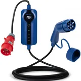 Voldt® CEE Ladekabel Typ 2 | 3 phasig | 8A - 16A | 11kW  + APP | 5 Meter