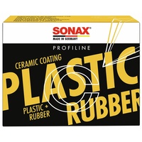 SONAX PROFILINE CeramicCoating CC Plastic+Rubber (50 ml) zum Auffrischen und Schützen von unlackierten Kunststoffteilen im Außenbereich | Art-Nr. 02410000