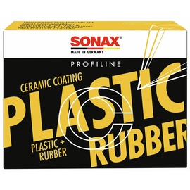 SONAX PROFILINE CeramicCoating CC Plastic+Rubber (50 ml) zum Auffrischen und Schützen von unlackierten Kunststoffteilen im Außenbereich | Art-Nr. 02410000