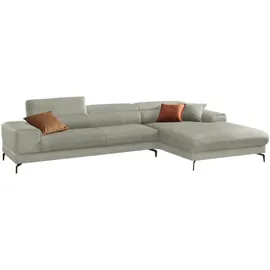 W.Schillig Eckcouch Chenille 3-Sitzer Grau