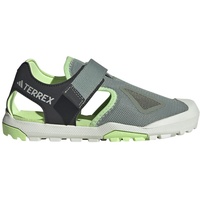 adidas Terrex Captain Toey 2.0 Sandalen, Silver Green/Carbon/Green Spark, 35.5 EU