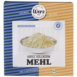 Naturkorn mühle Werz Hirse Vollkornmehl glutenfrei 1000 g