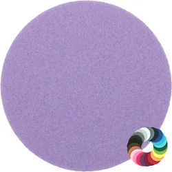 BIASTO - Premium Filz Untersetzer - rund 10cm - Farbe: lavendel (HF034). Design Glas-Untersetzer für Getränke, Tisch, Bar, Tasse, Vase