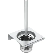 Ideal Standard WC-Bürstengarnitur Alu+ Silber (160x170x347 mm)