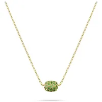GUIA Collier Damen-Kette grün / Weißgold, Gelbgold