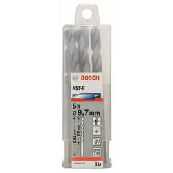 Metallbohrer HSS-G, DIN 338, 9,7 x 87 x 133 mm, 5er-Pack
