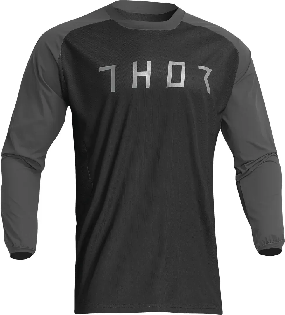 Thor Terrain Motorcross shirt, zwart-grijs, XL Voorman