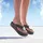 Crocs Getaway Platform Flip Schwarz 36