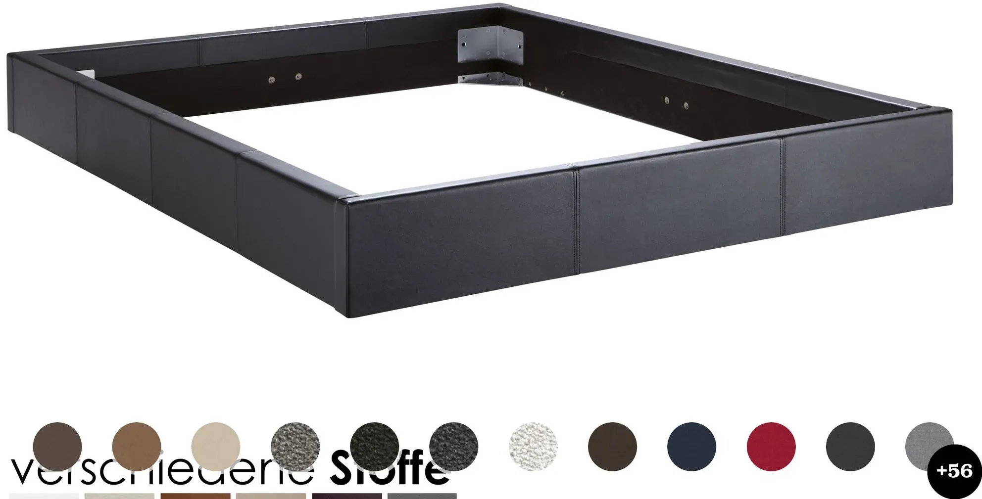 Hasena Dream-Line Bettrahmen Lungo 23/4S 100x200 cm / Buffalo espresso