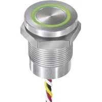 APEM CPB2110000KGSS CPB2110000KGSS Sensortaster 24V 0.2A tastend Grün, Rot