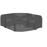 Tepro Universal Abdeckhaube - Loungegruppe groß, schwarz