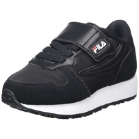 FILA RETROQUE Velcro Kids Sneaker, Black, 33 EU - 33 EU