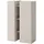 Mirjan24 Regal Sigma 2D SG04, mit zwei Drehtüren, LED-Beleuchtung, 85x42x132 cm beige