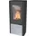 FIREPLACE Kingstone Stahl Schwarz/Abdeckplatte Speckstein