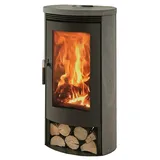 Panadero Kaminofen Baia Soap Ecodesign  (8 kW, Raumheizvermögen: 240 m3, Material Verkleidung: Stahl, Schwarz Metallic, Wirkungsgrad: 80,7 %)
