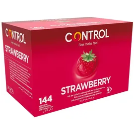 Control STRAWBERRY Kondome mit Erdbeergeschmack - 144 Stück