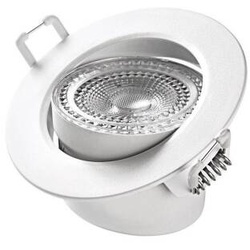 LED Einbaustrahler DL7002 5,5W warmweiß 400lm dimmbar IP44 schwenkbar