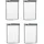 Mepal | Omnia Vorratsdosen Set | 4-teiliges Spar-Set | 2000 ml Nordic Sage | optimal für trockene Lebensmittel | luftdicht und stapelbar