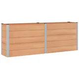 vidaXL Hochbeet 250 x 50 x 91 cm Braun