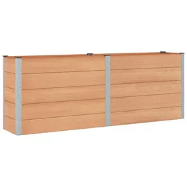 vidaXL Hochbeet 250 x 50 x 91 cm Braun