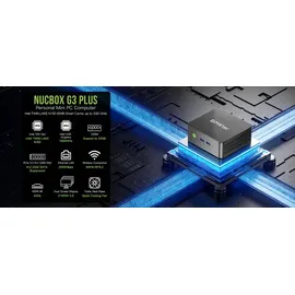 gmktec G3 Plus Mini-PC 8 GB RAM 256 GB SSD Intel UHD Graphics Windows 11