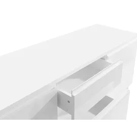 vente-unique Waschbeckenunterschrank hängend 150 x 46 cm Weiß