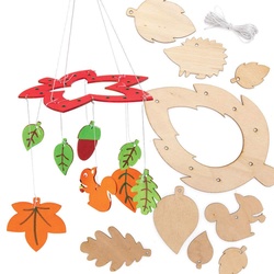 Holzmobile Bastelsets "Herbst"  (pro Set 2) Basteln mit Holz