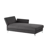 Nehl Liege Easy Flachgewebe 220 x 80 x 96 cm Grau mit Schlaffunktion