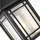 Quoizel Cedar Point 1-flg. E27 Ø19,7 cm rund / Schwarz / Aluminium, Glas klar