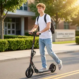 sportnow MEE GOO Scooter Rosa/Weiß/Blau