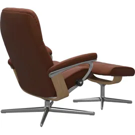 Stressless Stressless® Relaxsessel »Consul«, mit Cross Base, Größe S, M & L, Holzakzent Eiche braun