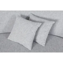 LeGer Home by Lena Gercke Ecksofa »Dilara L-Form«, gerundete Rückenlehne und Front, in 3 Bezugsqualitäten grau