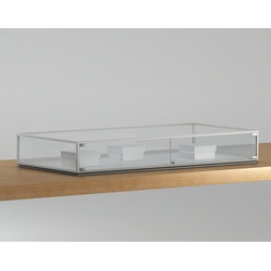 Glas Vitrinentheke Weiß JT-A5TP
