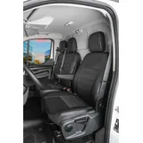 Walser Premium Sitzbezug Für Mercedes-benz Sprinter 2018-heute, 1 Einzelsitzbezug Vorne + Armlehnenbezug, 1 Doppelbankbezug