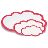 Magnetoplan Moderationskarten weiß/rot 61,0 x 37,0 cm, 20 Blatt