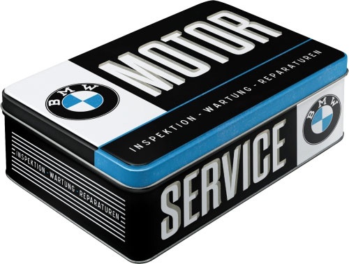 Nostalgic Art BMW - Service, boîte de conserve - 16 cm x 7 cm x 23 cm