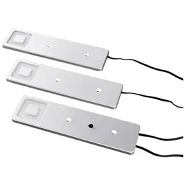 Heitronic Imola LED-Unterbauleuchte-Basisset LED 6.3W Warmweiß Silber (metallic)